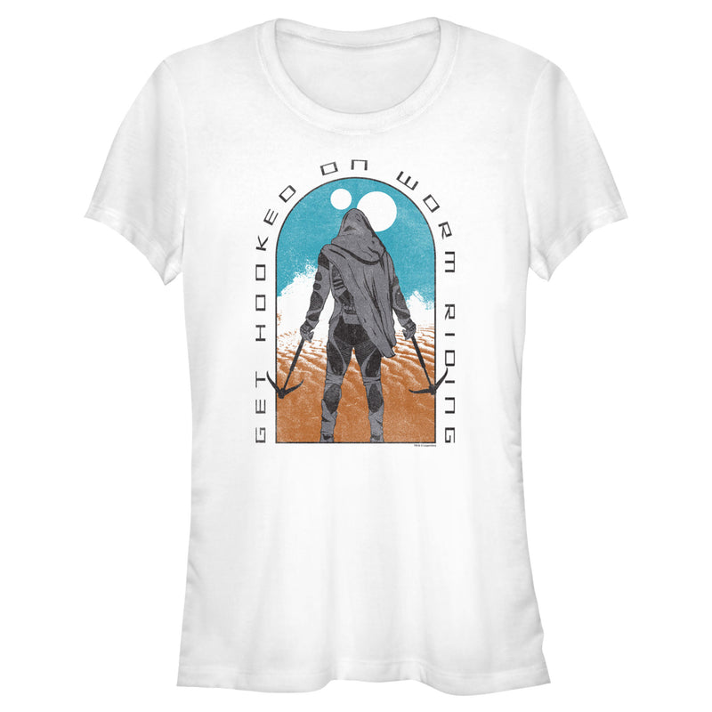 Junior's Dune Part Two Get Hooked on Worm Riding T-Shirt