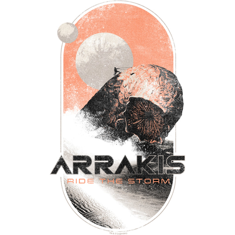 Men's Dune Part Two Arrakis Ride the Storm T-Shirt