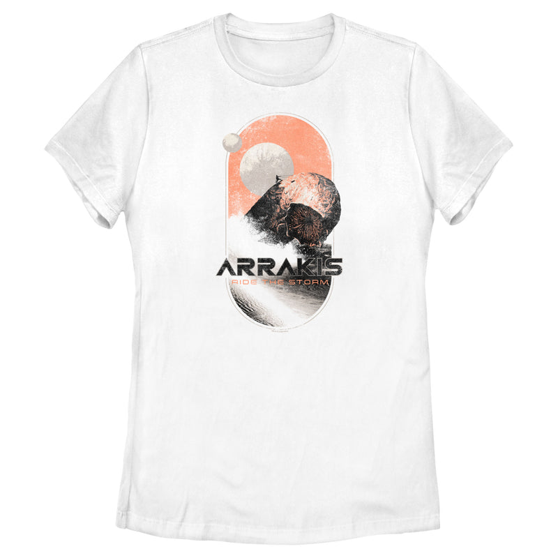 Women's Dune Part Two Arrakis Ride the Storm T-Shirt
