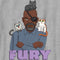 Boy's The Marvels Nick Fury Cat Portrait T-Shirt