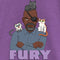 Girl's The Marvels Nick Fury Cat Portrait T-Shirt