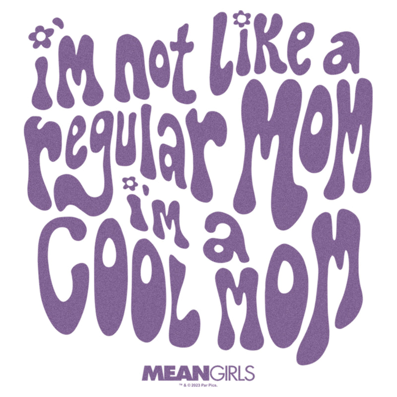 Men's Mean Girls I'm Not a Regular Mom Retro Purple T-Shirt