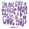 Women's Mean Girls I'm Not a Regular Mom Retro Purple T-Shirt