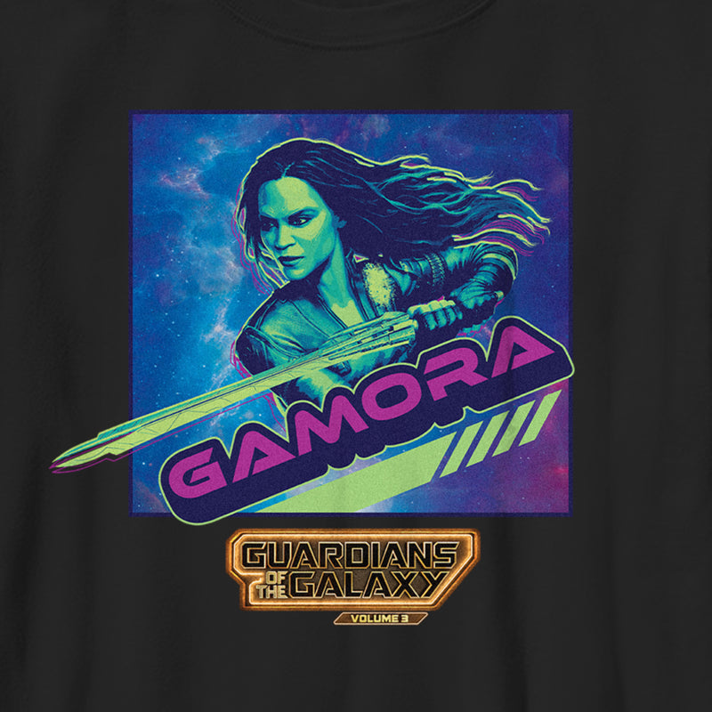 Boy's Guardians of the Galaxy Vol. 3 Gamora Square T-Shirt