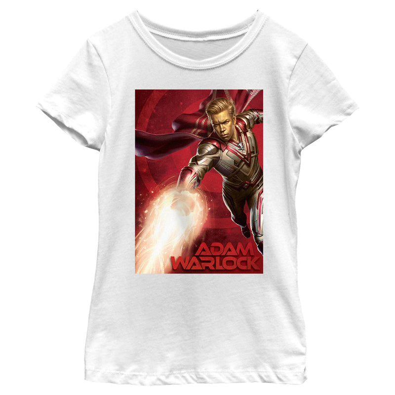 Girl's Guardians of the Galaxy Vol. 3 Adam Warlock Poster T-Shirt