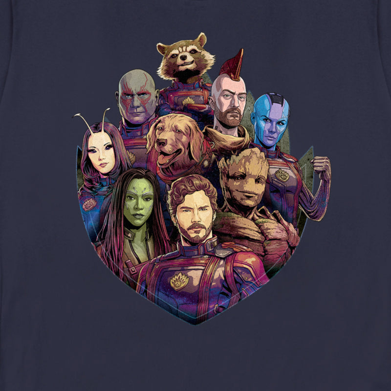 Women's Guardians of the Galaxy Vol. 3 Group Badge T-Shirt