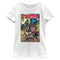 Girl's Guardians of the Galaxy Vol. 3 Action Comic Book Poster T-Shirt