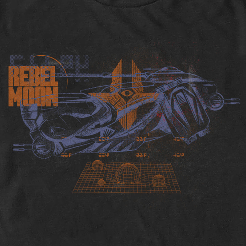 Men's Rebel Moon Imperium Space Fighter Grid T-Shirt