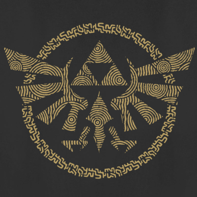 Women's Nintendo The Legend of Zelda: Tears of the Kingdom Gold Hyrule Crest T-Shirt