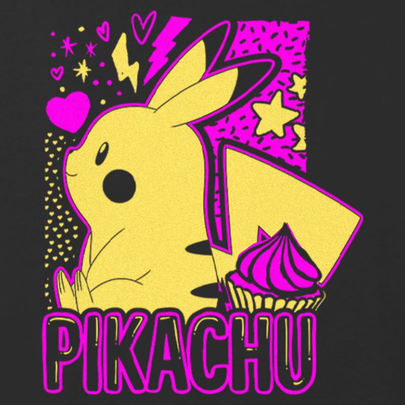 Girl's Pokemon Pikachu Sweet Cupcake T-Shirt