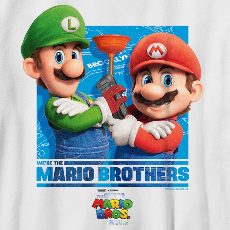 Boy's The Super Mario Bros. Movie We're the Mario Brothers T-Shirt