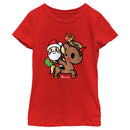 Girl's Tokidoki Christmas Naughty or Nice T-Shirt