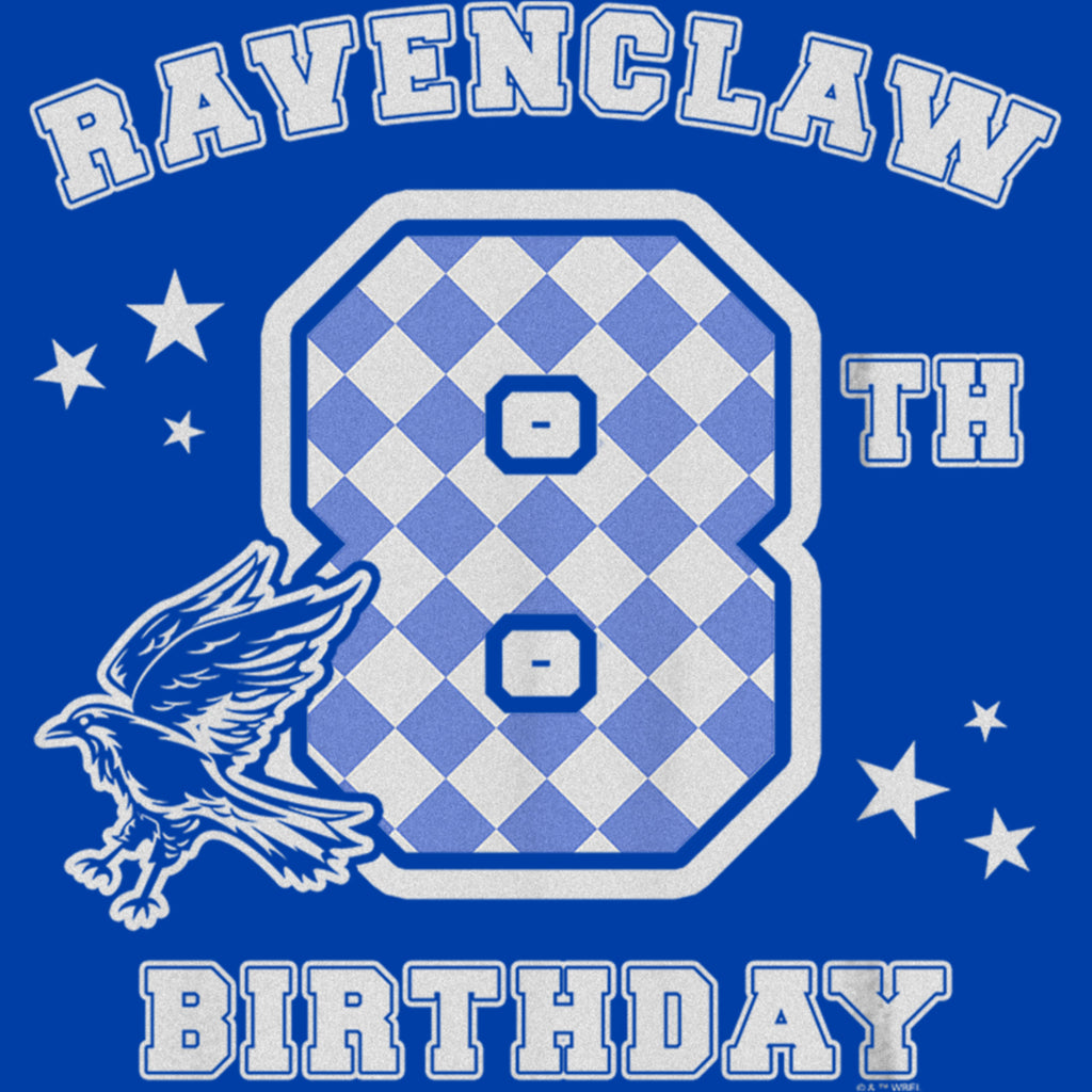 Boy's Harry Potter Ravenclaw Line Art Crest T-Shirt