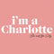 Junior's Sex and the City I'm a Charlotte Text Sweatshirt
