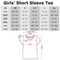 Girl's CHIN UP I Love You a Latte T-Shirt