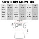 Girl's Wednesday Nevermore Academy Distressed Emblem T-Shirt