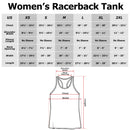 Women's Marvel Black Widow Bold Hourglass Racerback Tank Top