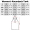 Women's Jurassic Park Black and White Logo Racerback Tank Top