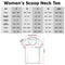 Women's CHIN UP Coffee Hot Strong Scoop Neck