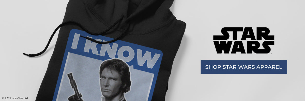 Star Wars. Shop Star Wars Apparel. Han Solo sweatshirt.