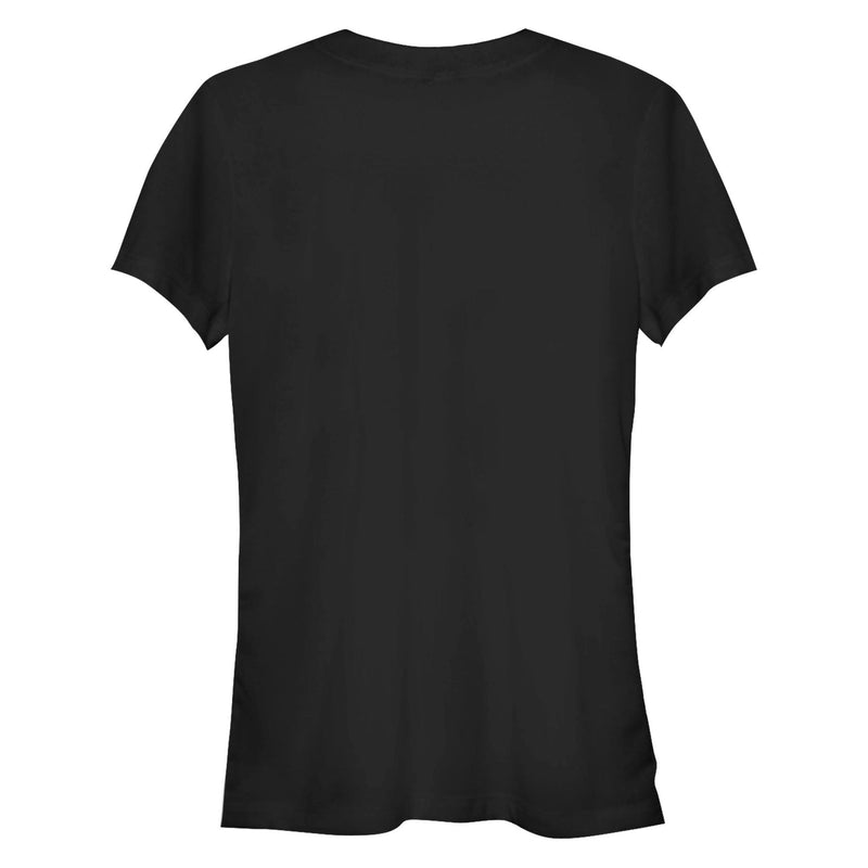 Junior's Squid Game Distressed Logo Black T-Shirt