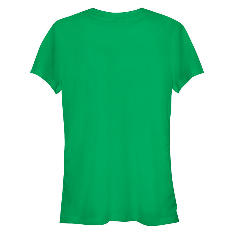 Junior's Star Wars: The Mandalorian Grogu St. Patrick's Day Stars Luck is Strong with this One T-Shirt