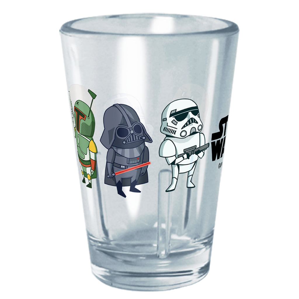 Star Wars Vintage Hero Character Frame Tritan Drinking Cup Clear
