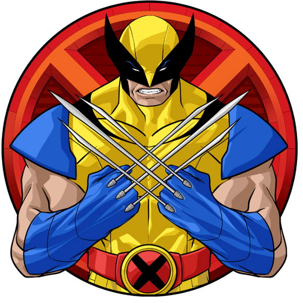  Marvel X-Men Wolverine Classic Retro Costume T-Shirt