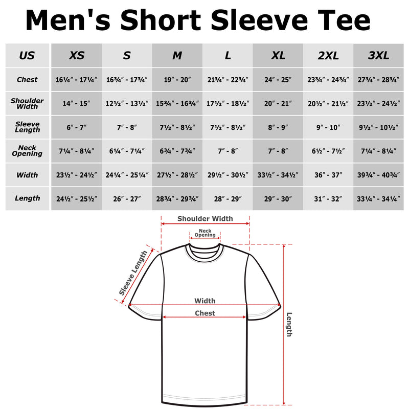 Men's Teenage Mutant Ninja Turtles Shellraiser Schematic T-Shirt