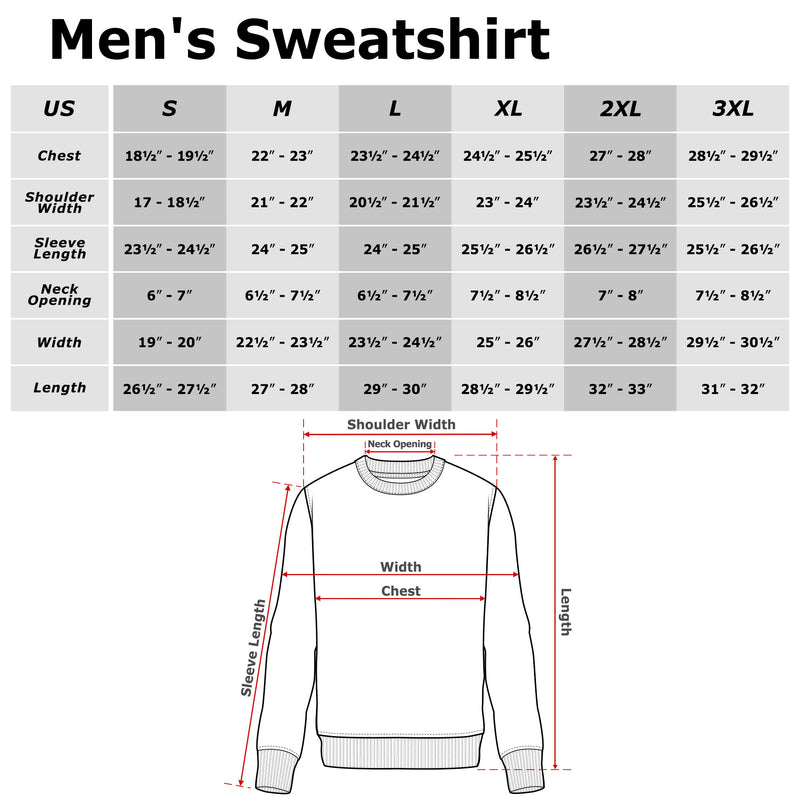 Men's Star Wars Stormtrooper Outline Sweatshirt
