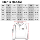 Men's Batman Shadow Figure Geometric Pull Over Hoodie