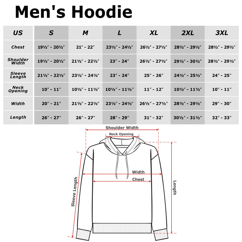 Men's Star Wars: The Rise of Skywalker Babu Frik Outline Pull Over Hoodie