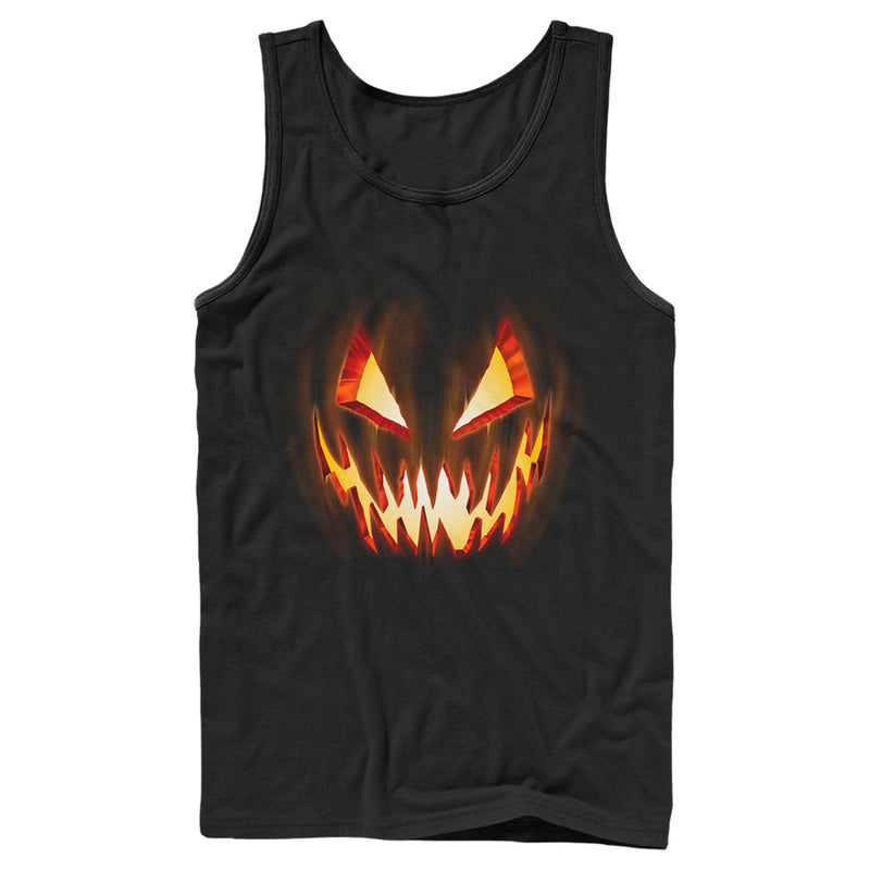 Men's Lost Gods Evil Pumpkin Face Tank Top