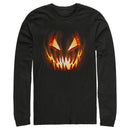 Men's Lost Gods Evil Pumpkin Face Long Sleeve Shirt