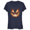 Junior's Lost Gods Evil Pumpkin Face T-Shirt