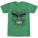 Men's Lost Gods Halloween Frankenstein Monster Face T-Shirt