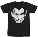 Men's Lost Gods Halloween Dracula Vampire Face T-Shirt
