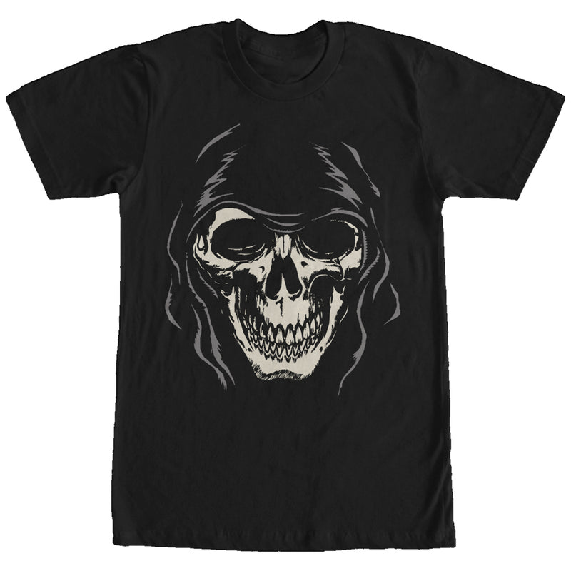 Men's Lost Gods Halloween Grim Reaper Face T-Shirt