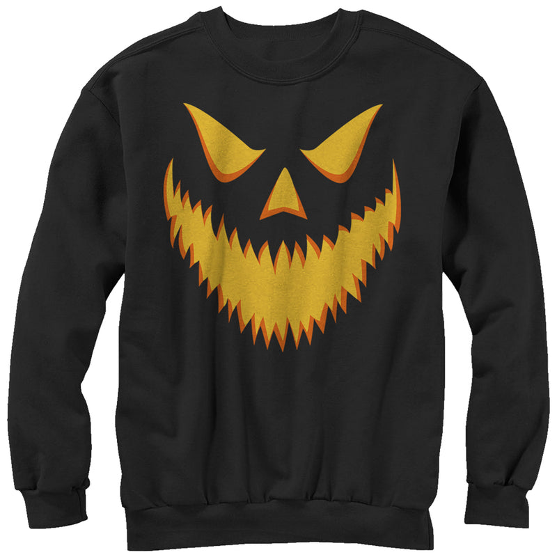 Men's Lost Gods Halloween Jack-o'-Lantern Grin Sweatshirt