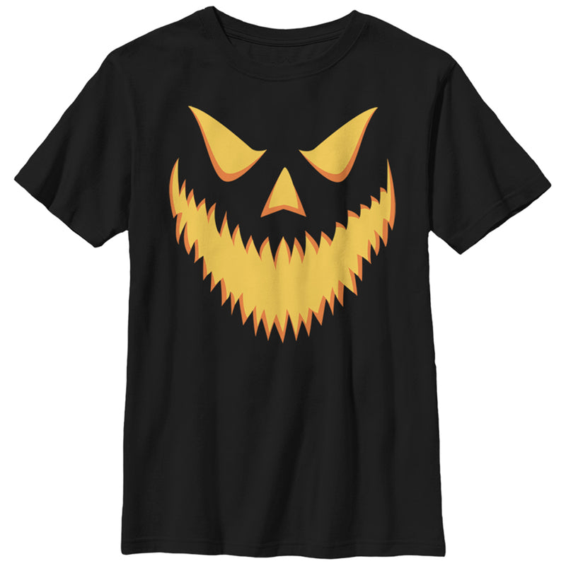 Boy's Lost Gods Halloween Jack-o'-Lantern Grin T-Shirt