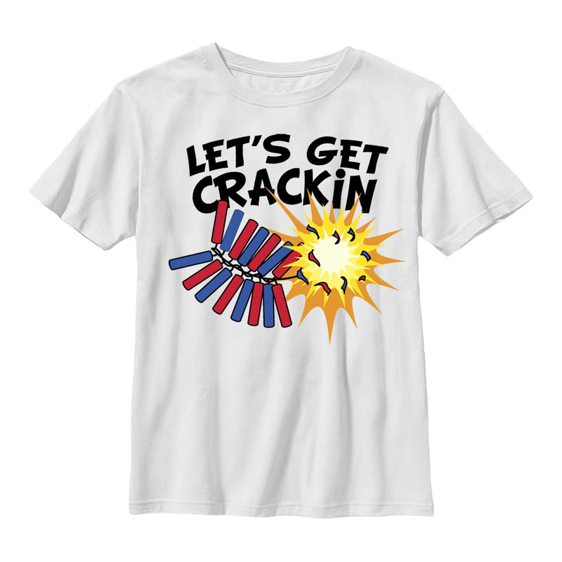 Boy's Lost Gods Get Crackin Fireworks T-Shirt