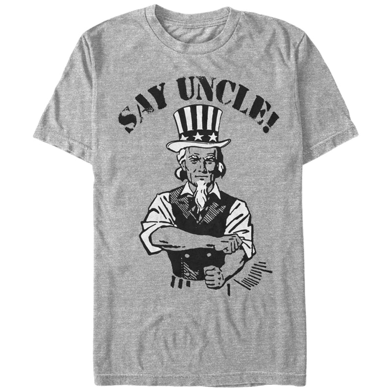 Men's Lost Gods Fourth of July  Say Uncle Sam T-Shirt