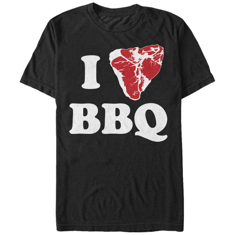 Men's Lost Gods I Love BBQ Steak T-Shirt