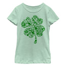 Girl's Lost Gods St. Patrick's Day Shamrock Sayings T-Shirt