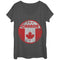 Women's Lost Gods Canada Flag Circle Scoop Neck