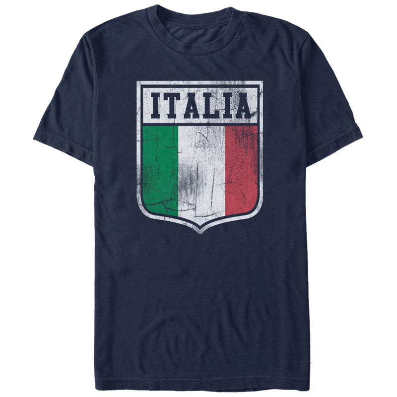 Men's Lost Gods Italy Flag Crest T-Shirt