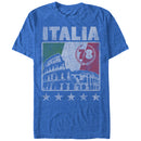 Men's Lost Gods Italy Flag Colosseum T-Shirt