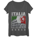 Women's Lost Gods Italy Flag Colosseum Scoop Neck