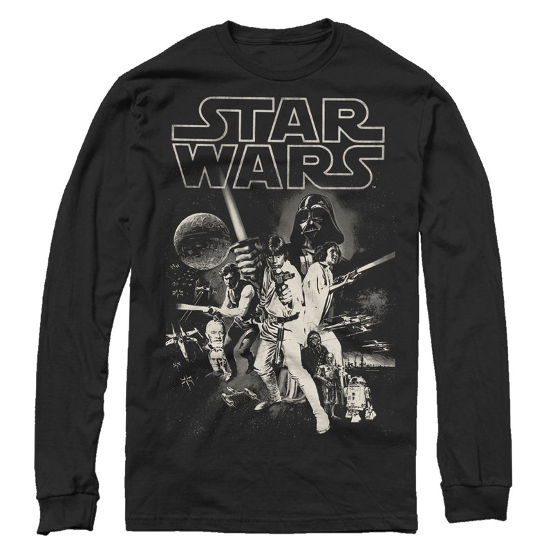 Men's Star Wars Classic Poster Long Sleeve Shirt