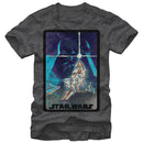 Men's Star Wars Luke and Leia Lightsaber T-Shirt